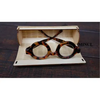 MINCL 2019 Moda Fierbinte supradimensionate cadru femei ochelari de lectură om retro dioptrie de sex feminin rotund ochelari de citit cu cutie NX