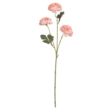 Artificiale de Trandafir Bujor Flori de Matase DIY Long Branch 3 Capete Bujori Flori False Faux Flori de Nunta Fundal Etapa de Decorare