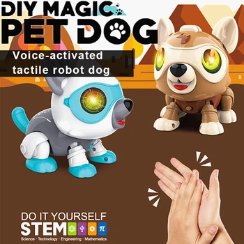Control vocal câine de companie multifunctional senso touch câine de companie Inteligent de Control de la Distanță Inteligent Câine Electronice Jucării pentru Copii