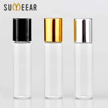 20Pieces/Lot Mini Sticlă, Sticle de Parfum Cu Rola Pe Gol Cosmetic Ulei Esențial De Călătorie Cu Bilă de Oțel Sticla