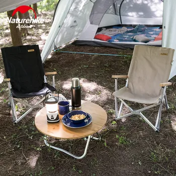 Naturehike Ultralight Camping Scaun 2.7 kg scaun Portabil Cu Sac de Depozitare Drumeții Champing Mobilier din Aliaj de Aluminiu, Suport