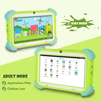 Cea de curiozități, de 7 inch Comprimat Copii Android 9.0 Copii de Învățare Educație Tableta Quad Core 2GB 16GB Dual Camera WiFi Portabil Tablete