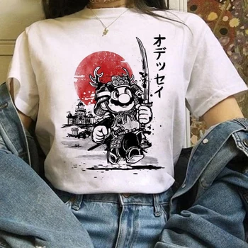 Harajuku kawaii Nici fata de tricotat un pulover haios tricouri femei spirited away tricou femme anime tricou femei totoro t-shirt