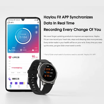 Xiaomi Youpin Haylou Solare LS05 Smart Watch Sport Metal Rotund Caz Heart Rate Monitor Somn IP68 rezistent la apa iOS Android Global