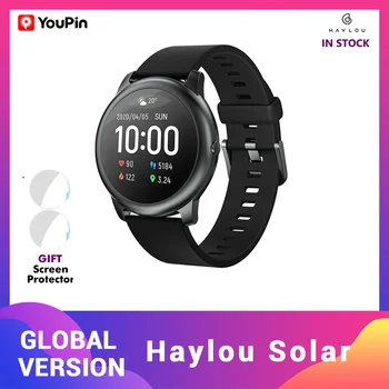 Xiaomi Youpin Haylou Solare LS05 Smart Watch Sport Metal Rotund Caz Heart Rate Monitor Somn IP68 rezistent la apa iOS Android Global