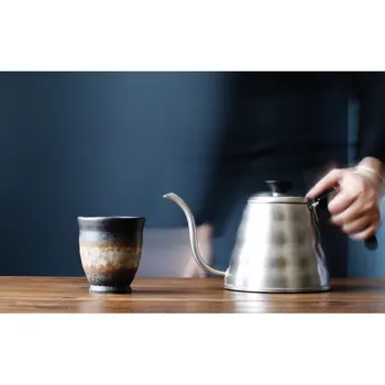 Japonia Stil Creativ Acasă Vintage Maro ceramica cesti de ceai fără mâner pigmentate gros 270ML cesti de ceai din portelan drinkware