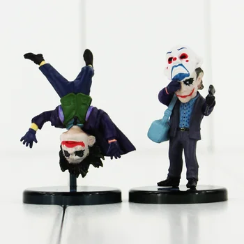 5pcs/Lot super-Eroi Joker Dark Knight PVC figurina Breloc de Colectie Model de Jucărie