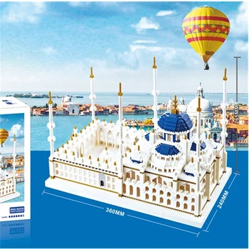 YZ Mini Blocuri de renume Mondial Clădire punct de Reper turc Istanbul Constantinopol Model Brinquedos Caramida Jucarii Cadouri de Anul Nou Fetele