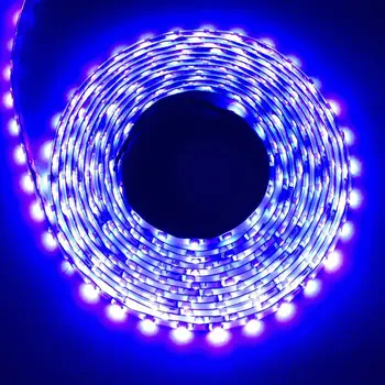 NOI 5M UV 395nm 5050 SMD Violet 300 LED Flex Banda de Lumină Waterproof, 12V