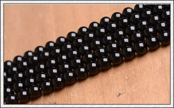 45pcs/lot 8mm Mată Alternante de Culoare Negru Onix de Formă Rotundă Liber Margele din Piatra Naturala Pentru a Face Bijuterii Brățară Ambarcațiuni DIY Margele