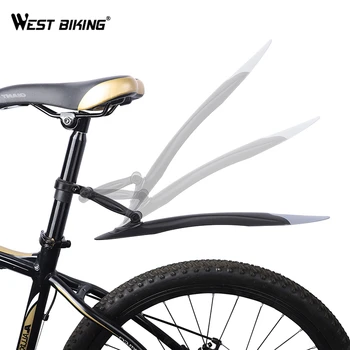 WEST BIKE Bicicleta Fender Set Fata-Spate Apărătoare de noroi MTB Biciclete, Piese de Bicicleta de Eliberare Rapidă Aripi Noroi Garda de Mountain Bike Aripile