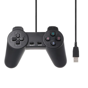 USB 2.0 Gaming Gamepad Joystick cu Fir Controler de Joc Pentru Laptop PC