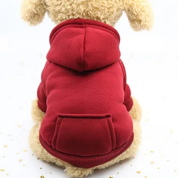 Culoare solidă Haine de Câine Pulover Sport Vânt Îmbrăcăminte pentru animale de Companie de Moda Clasice pentru Câini de talie Mică Costum de Toamna Iarna Cald Ropa Perro