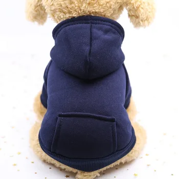 Culoare solidă Haine de Câine Pulover Sport Vânt Îmbrăcăminte pentru animale de Companie de Moda Clasice pentru Câini de talie Mică Costum de Toamna Iarna Cald Ropa Perro