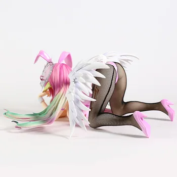 Nici Un Joc Nu Viata Jibril Fata Bunny Ver. Figura 1/4 Scară Papusa Anime Fată PVC Model de Jucărie