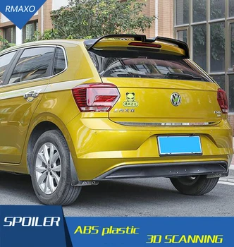 Pentru VW Polo Spoiler Material ABS Masina Aripa Spate Grund de Culoare 2019-2021 VW polo Spoiler Spate Pentru Volkswagen noul Polo Spoiler