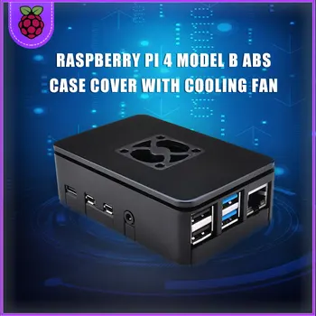 Raspberry PI 4 Model B ABS Caz Acoperă Cu Ventilator de Răcire +32GB SD Card+5V 3A putere+Radiator+ pentru Raspberry pi 4B