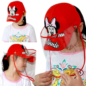 Moda Protecție Copii Palarie mickey Copii Găleată Pălărie Fete Băiatul a Preveni Vântul Nisip Scuipat Masca de Fata Copii Capac Copil Pălărie