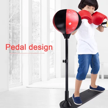 Reglabil pe înălțime Stantare Box Set jucării pentru Copii Mănuși de Box Jucărie Cu Suport Reglabil Copii Sport Fitness Jucarii