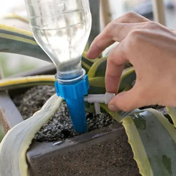 10 buc sistem de irigare prin Picurare Planta Adapatorilor DIY Automat de picurare apă crampoane conice instalații de udare automată planta de udare