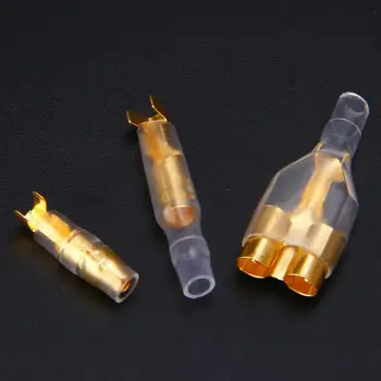 70 Set 3.9 mm Glonț Terminale Conectori de sex Masculin de sex Feminin Dublu Motocicleta Glonț Sârmă Conector de Terminale Masina Instrumentul de Reparare