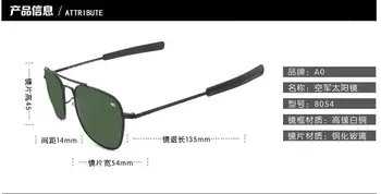 2020 unisex UV400 ochelari de soare de conducere bărbați ao sticlă ochelari de soare fashionaviation aviației ochelari de soare pentru barbati ochelari ochelari