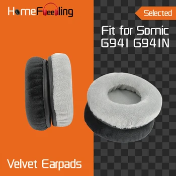 Homefeeling Pernițe pentru Somic G941 G941N Căști Perniță Perne Huse Catifea Ear Pad Înlocuire