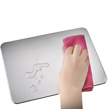 Subțire, Elegant Anti-Alunecare Din Aliaj De Aluminiu De Calculator Gaming Mouse Pad Mat Soareci Mousepad