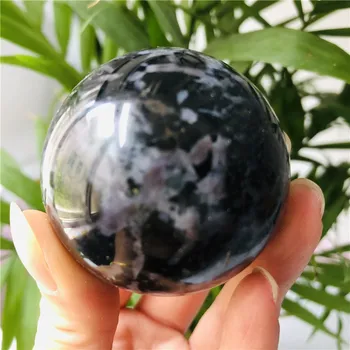 Naturale gri evergreen crystal ball minge de cristal de vindecare