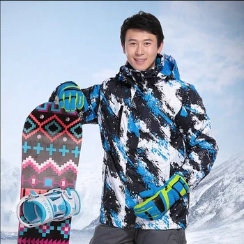 Bărbați Jachete De Schi De Iarnă În Aer Liber Termică Waterproof, Windproof Snowboard Jachete Alpinism De Sex Masculin Zăpadă Schi Haine Sport