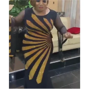 Elasticitatea Nou-Veniți Din Africa Dashiki Flori De Model De Imprimare Rochie Casual Cu Maneci Lungi Din Africa Rochii Pentru Femei Africa De Îmbrăcăminte