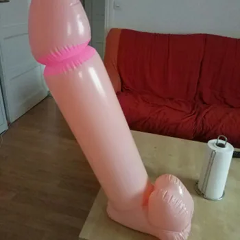 1buc Gonflabile Penis Petrecere a Burlacelor Decor 90cm Mare Mare Penis artificial Jucarii Sexuale Penis Nunta Petrecere a Burlacelor Consumabile Cocoș Balon