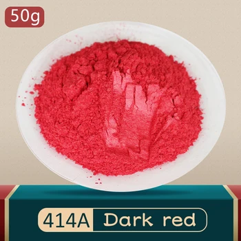 Pigment roșu Perla Pulbere DIY Colorant Colorant 50g pentru Piele Strat de Vopsea Auto Vopsea lac de Unghii
