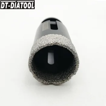 2 buc 35mm Vid Brazate Diamant Uscat Gaura Văzut Foraj Biți pentru Gresie Portelanata, Granit Foraj Biți de Bază cu M14 Conexiune
