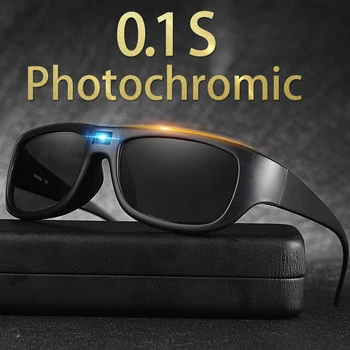 Auto Reglabil Reglaj Bărbați ochelari de Soare Polarizat Fotocromatică Auto Darkenning modificări de culoare Cameleon Ochelari de Soare de Conducere UV400