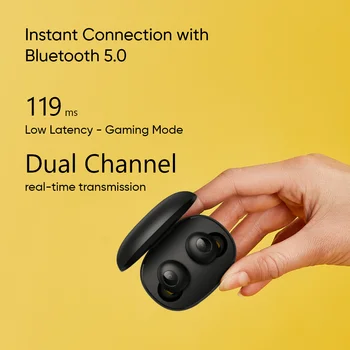 Original realme Muguri Q TWS Căști fără Fir În ureche Căști de Control Tactil 20 de Ore de Baterie Bluetooth 5.0 IP5 rezistent la Apă