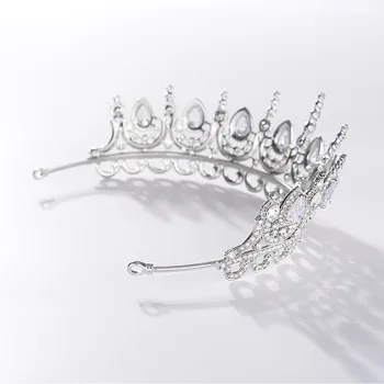 De lux Spumant de Cristal de Mireasa, Diademe, Coroane CZ Nobil Stras Coroana Concurs Pentru Mirese Benzi de Nunta Accesorii de Par