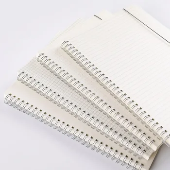 B4 A5 A6 Dimensiuni Spirală Bobina Schite Notebook Capac Transparent Jurnal Profesional Notebook, Notepad Școală Papetărie De Birou