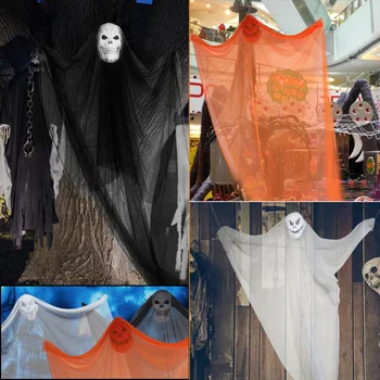 Decor de Halloween de Groază Recuzită Agățat Fantomă Cadavru 3m Pelerine Schelet Ciudat Bar Home Garden Decor Petrecere de Halloween Consumabile