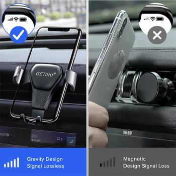 GETIHU Greutate Masina cu Suport pentru Telefon de Aerisire Clip Mobil Suport GPS Stand Mobil Pentru iPhone 12 11 Pro XS Max 8 Xiaomi Samsung