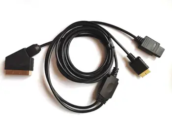 Ruitroliker 2,5 M/9ft 6 in 1 Cablu Scart TV AV Plumb Real RGB Scart Cablu pentru PS PS2 PS3 END NGC N64