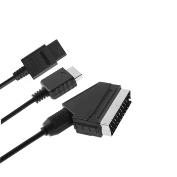 Ruitroliker 2,5 M/9ft 6 in 1 Cablu Scart TV AV Plumb Real RGB Scart Cablu pentru PS PS2 PS3 END NGC N64