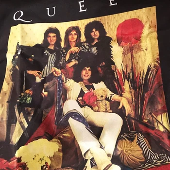 Imprimat Cu Maneci Scurte Barbati Regina Trupa Lui Freddie Mercury T-Shirt Rece
