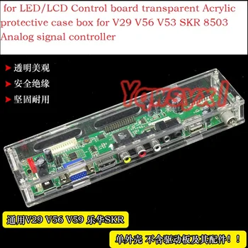 Yqwsyxl LED/LCD controller driver placa Acril transparent caseta de protecție caz pentru M. NT68676 TV 2AV EDP driver de placa