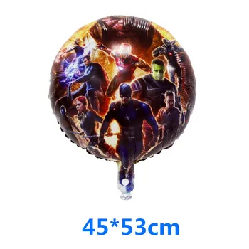 10 BUC 18 inci Marvel Avengers iron Man Aluminiu balon copil la petrecerea de Ziua decor din Aluminiu, film desene animate cu balonul