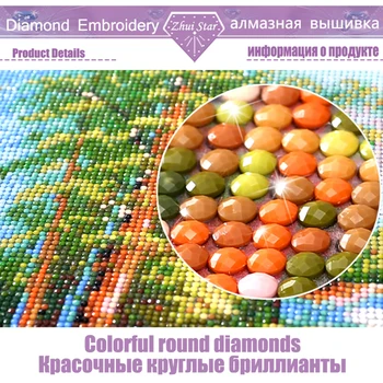Pictograma Diamant Broderie mary 2 Mozaic Crystal 5D cruciulițe rundă de Gaurit cu Diamant Pictura DIY Decorare Autocolant Picturi