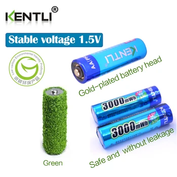 KENTLI 8pcs 1.5 v 3000mWh AA baterie reîncărcabilă Li-polimer li-ion polimer baterie de litiu + 4 sloturi USB Încărcător inteligent
