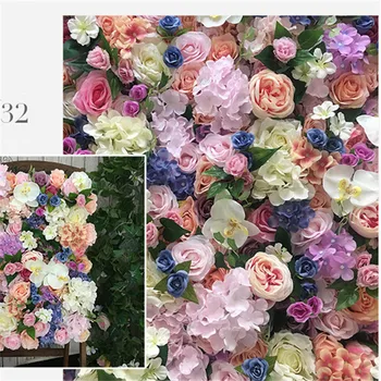 Flori de perete simulare fundal de flori de nunta recuzită rosu ancora fotografie fundal de decor interior studio real perete floare