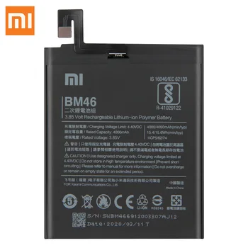 De schimb originale BM46 Baterie Pentru Xiaomi Redmi Note 3 Pro Hongmi Note3 Redrice Nota 3 Veritabil Baterie Telefon 4050mAh