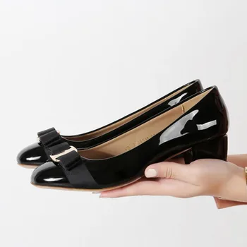 De Lux Arcul De Designer Pentru Femei Pompe 2020 Doamnelor Alunecare Pe Pantofi De Lucru Office Shoes Femeie Zapatillas Mujer Casual, Pantofi Cu Tocuri Joase